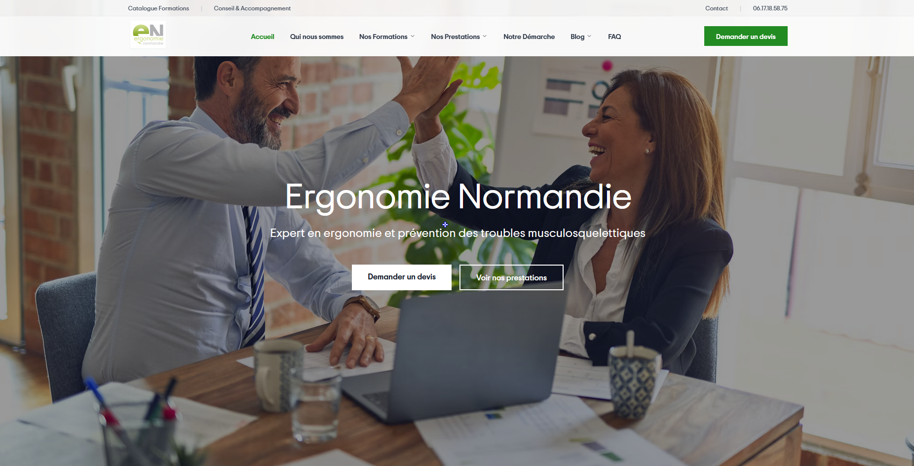Ergonomie Normandie Website